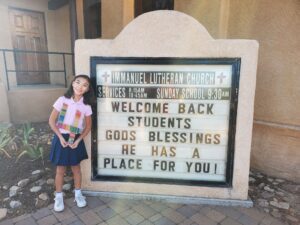 1st day of school